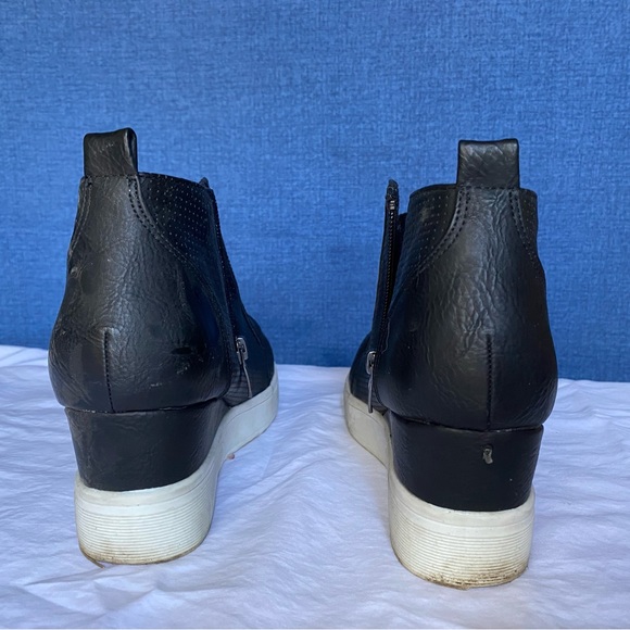 Slip On High Top Black Sneakers - Picture 3 of 9